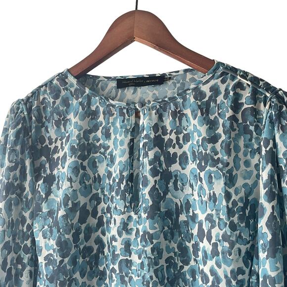 House of Harlow 1960 x Revolve Seymore Blouse Long SleeveTop Women's Size M - Picture 4 of 7